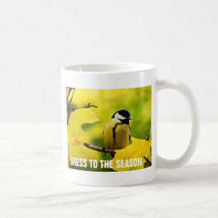 Mug Tomte jaune en automne doré
