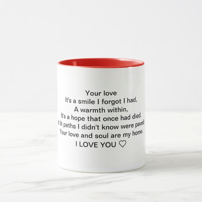 Mug Ton amour est muet (Centre)