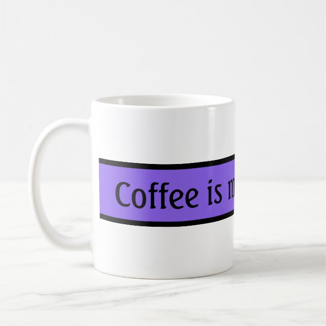 Mug Ton beau dicton : Le café est mon inspiration (Gauche)