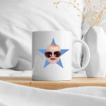 Mug Ton Cadeau De Noël Star Funny Pour Lui<br><div class="desc">Ton Étoile De Visage Drôle Cadeau Pour Lui Noël Cadeau Café Mug</div>