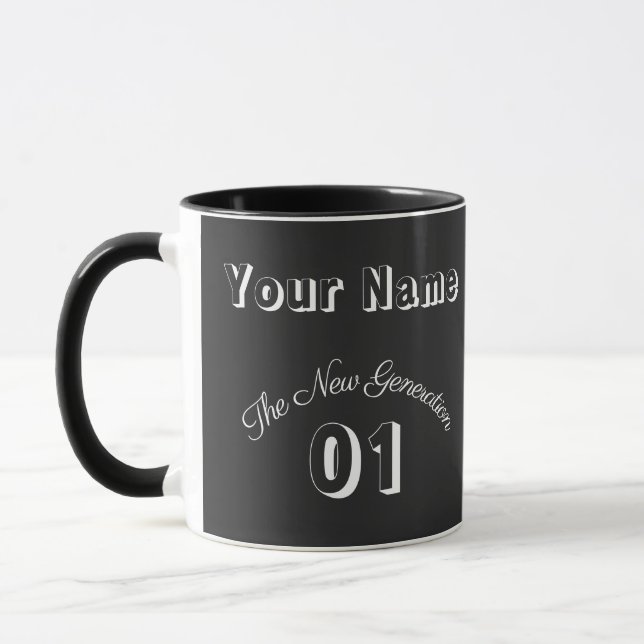Mug "Ton nom" - The New Generation 01 - (Gauche)