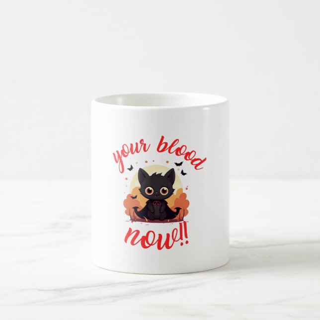 Mug TON SANG MAINTENANT !! - Chat vampire (Centre)