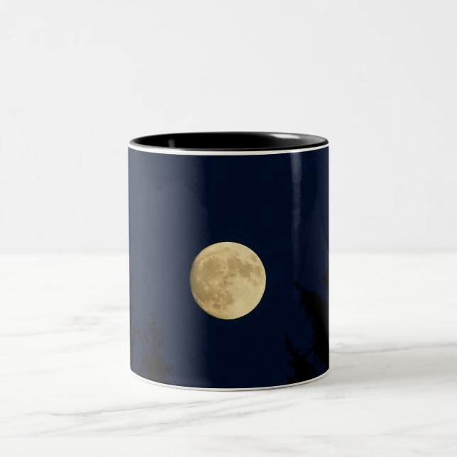 Mug Ton Sur Ton Lune Bleue Minuit - Céleste L (Centre)