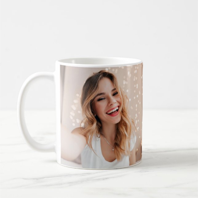 Mug Ton visage pour un anniversaire (Gauche)