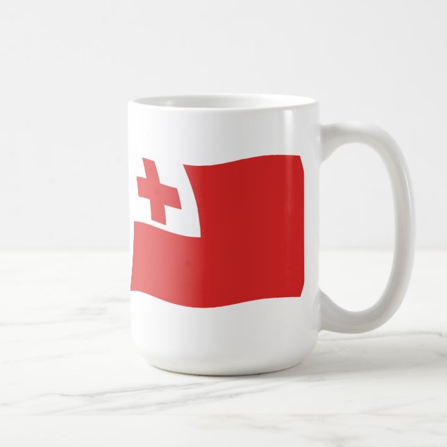 Mug Tonga Drapeau Musique (Droite)