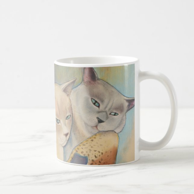 Mug Tonkinese de façon précieuse et Romeo (Droite)