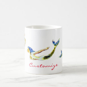 Mug Tonnelle de sirène de natation