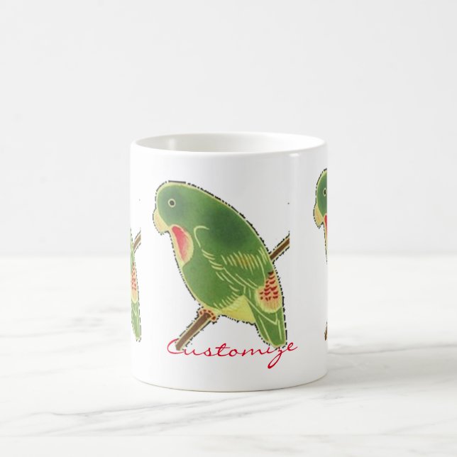 Mug Tonnerre-Cove de la Perruche verte tropicale (Centre)