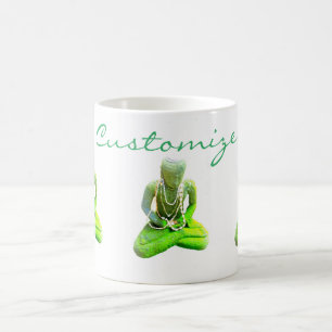Mug Tonnière Bouddhas verts