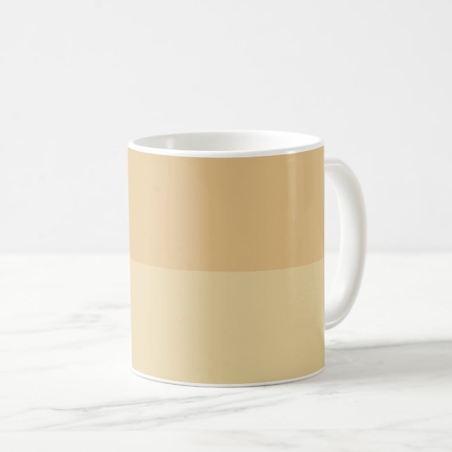 Mug Tons Camel tan beige motif (Devant droit)