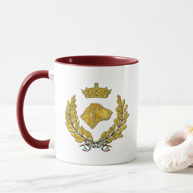 Mug Tons d'or de Bracco Italiano (Avec donut)
