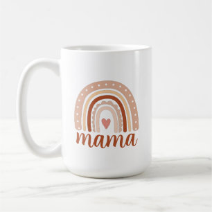 Mug Tons Terre Aquarelle Arc-en-ciel Mama