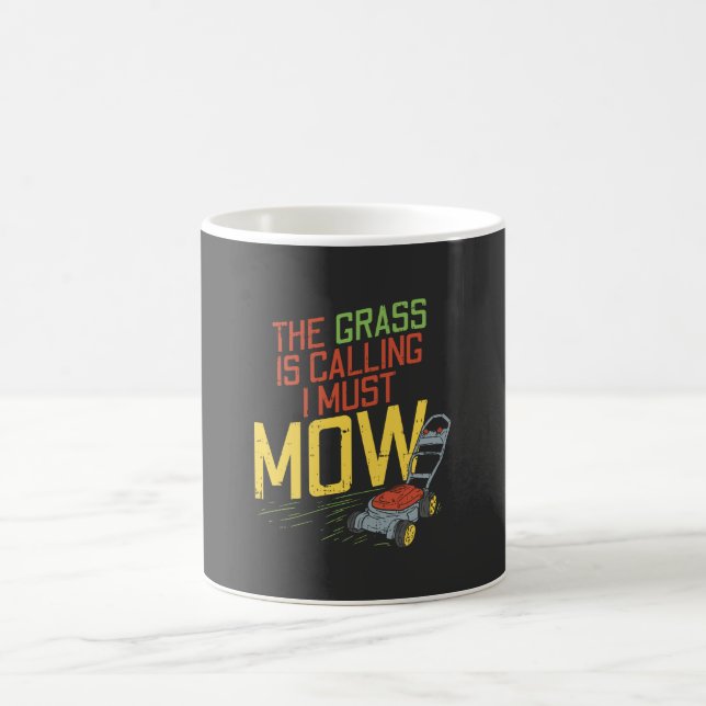 Mug Tonte de pelouse - L'herbe appelle (Centre)
