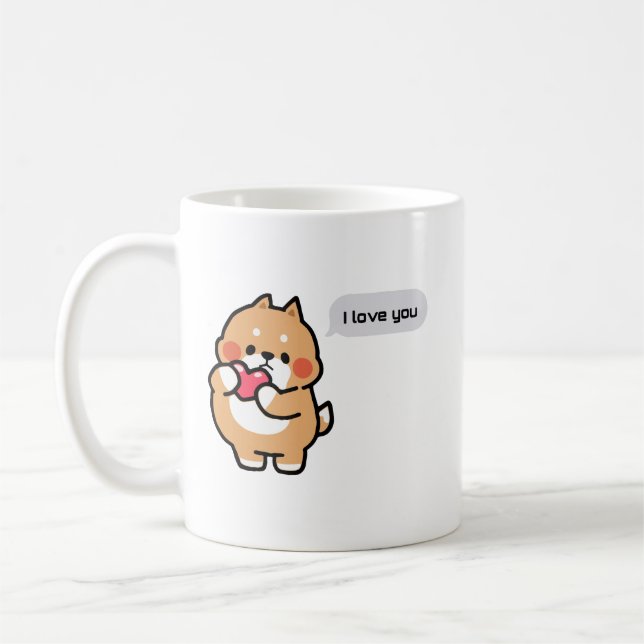 Mug Tonton Friends, je t'aime (Gauche)