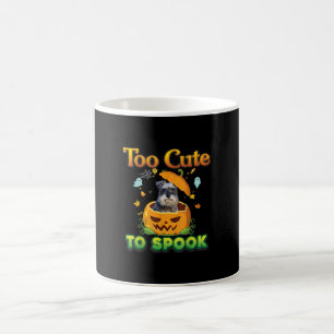 Mug Too Cute To Spook Schnauzer Dog Halloween
