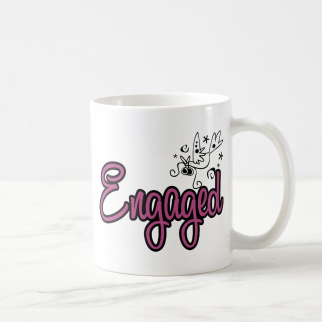 Mug ToonDoveEngagedPink (Droite)