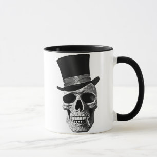 Mug Top hat skull