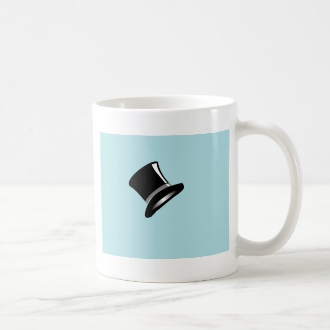 Mug Top Hat sur bleu (Droite)