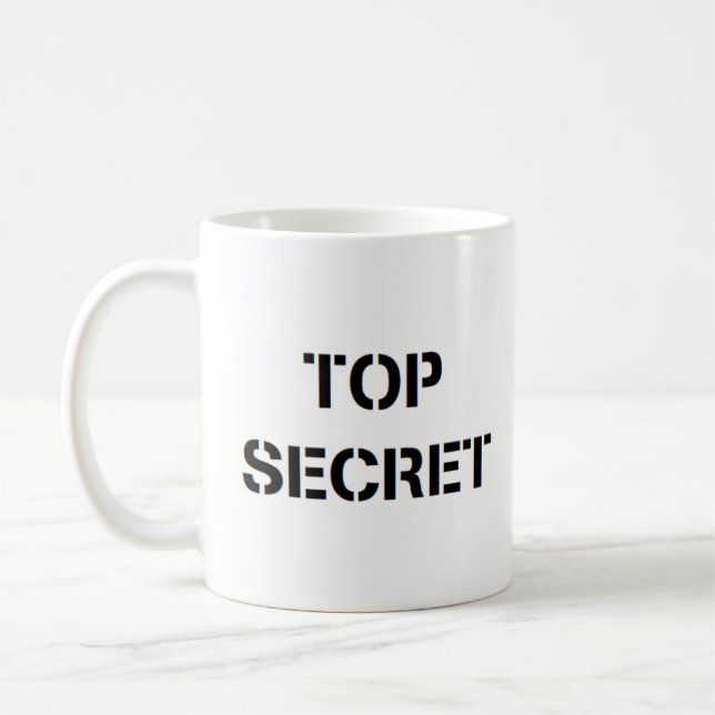 Mug top secret (Gauche)