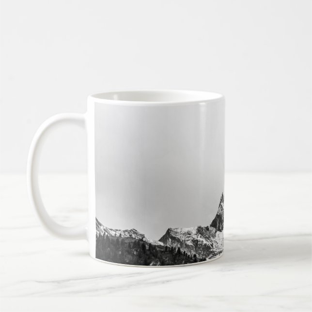 MUG TOP VIEW OF SNOWY MOUNTAIN (Gauche)