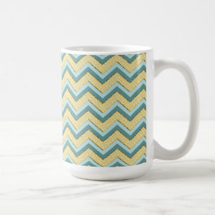 Mug Topaz Parties scintillant Chevron Motif