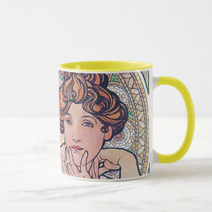 Mug Topaz (Quatre Bijoux), Alphonse Mucha
