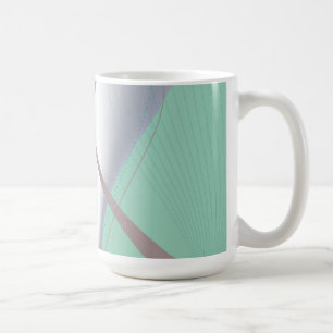 Mug Tornade abstraite de menthe de chocolat