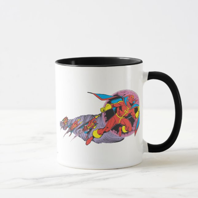 Mug Tornade Rouge En Mouvement Vent (Droite)