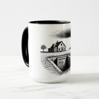 Mug Tornado Maison Cave avec Croix