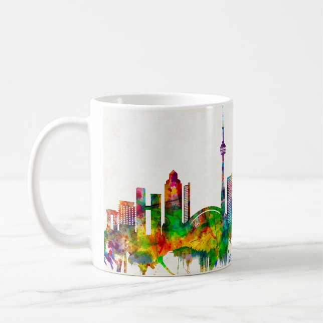 Mug Toronto Canada Skyline (Gauche)