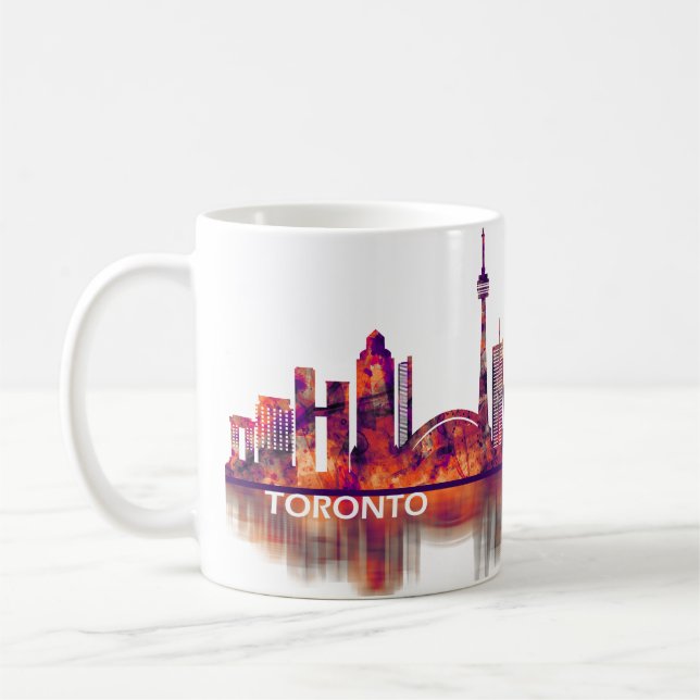 Mug Toronto Canada Skyline (Gauche)