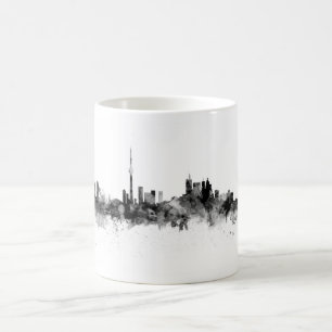 Mug Toronto Canada Skyline Black White