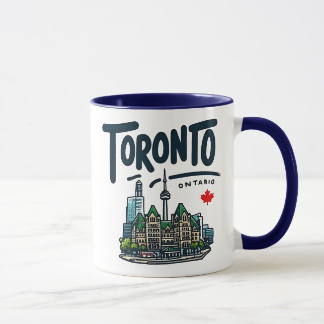 Mug Toronto Ontario Canada (Droite)