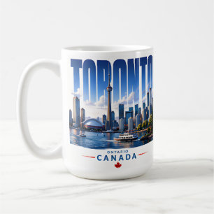 Mug 🍁 Toronto Skyline Moderne Style Urbain 🍁