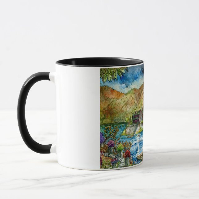 Mug Torre del Lago Acuarela  (Gauche)