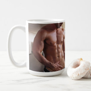 Mug Torse d'homme musclé torse nu sixpack de SlipperyJ