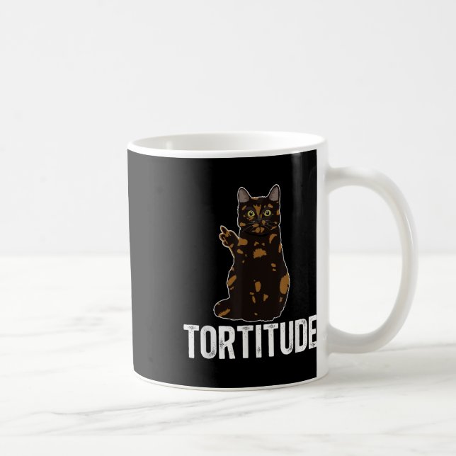 Mug Tortitude Tortoiseshell Chat propriétaire Tortie A (Droite)