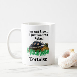 Mug Tortoise Je Veux Juste Détendre Animal Mignonne Dr