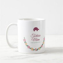 Mug Tortoise Maman Fête des Mères, Guirlande Flora