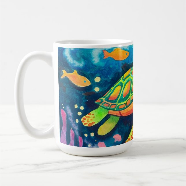 Mug Tortue à peinture (Gauche)