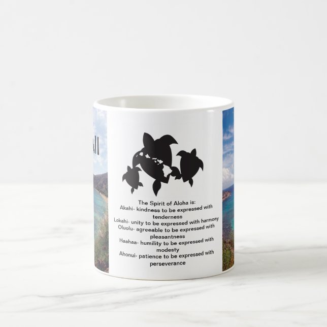 Mug Tortue Aloha d'Hawaï (Centre)