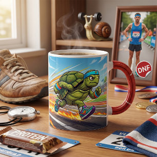 Mug Tortue Athlétique Sprinteur Rapide Coureur