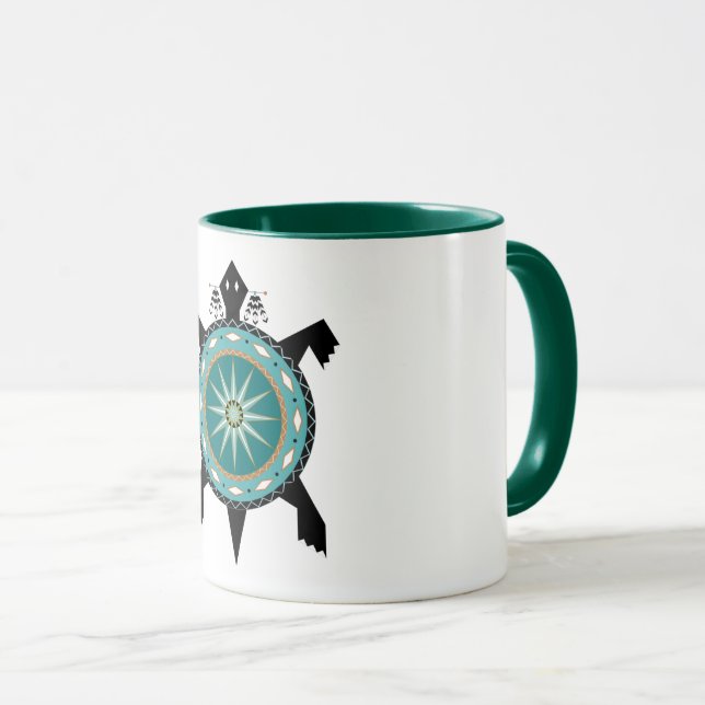 Mug Tortue autochtone (Devant droit)