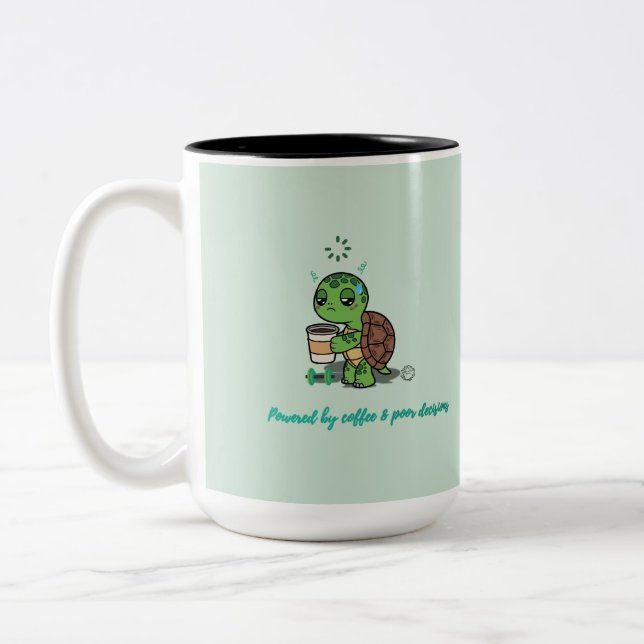 Mug Tortue Café Mignon (Gauche)