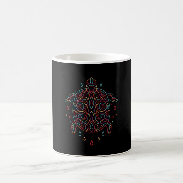 Mug Tortue Colorée (Centre)