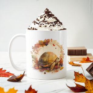 Mug Tortue d'aquarelle - Vibes d'automne