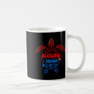 Mug Tortue de mer aloha tropical hawaii été plage