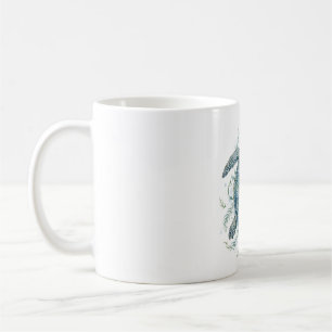 Mug Tortue de mer aquarelle vagues de l'océan art de l