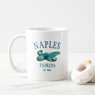 Mug Tortue de mer de la plage Est de Naples Floride