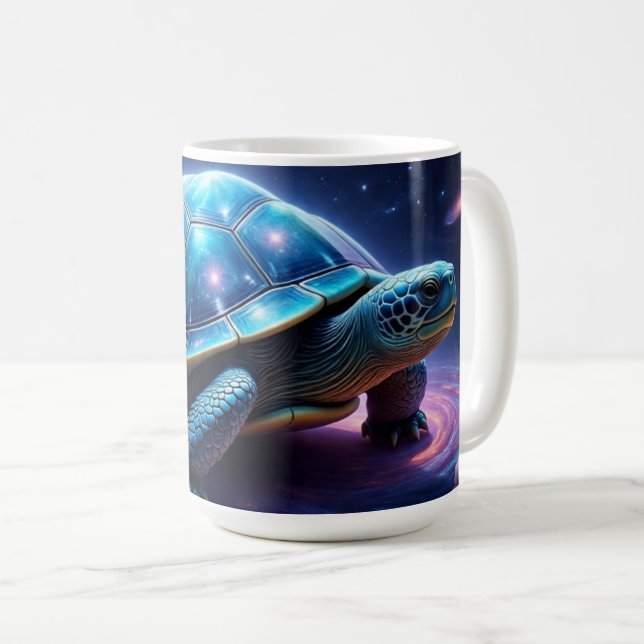 Mug Tortue de mer galactique (Devant droit)